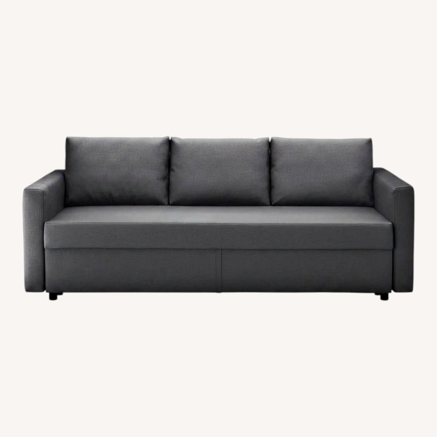 IKEA Friheten Light Gray Wood Sleeper Sofa - image-0