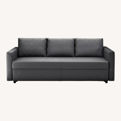 Used IKEA Friheten Light Gray Wood Sleeper Sofa for sale on AptDeco
