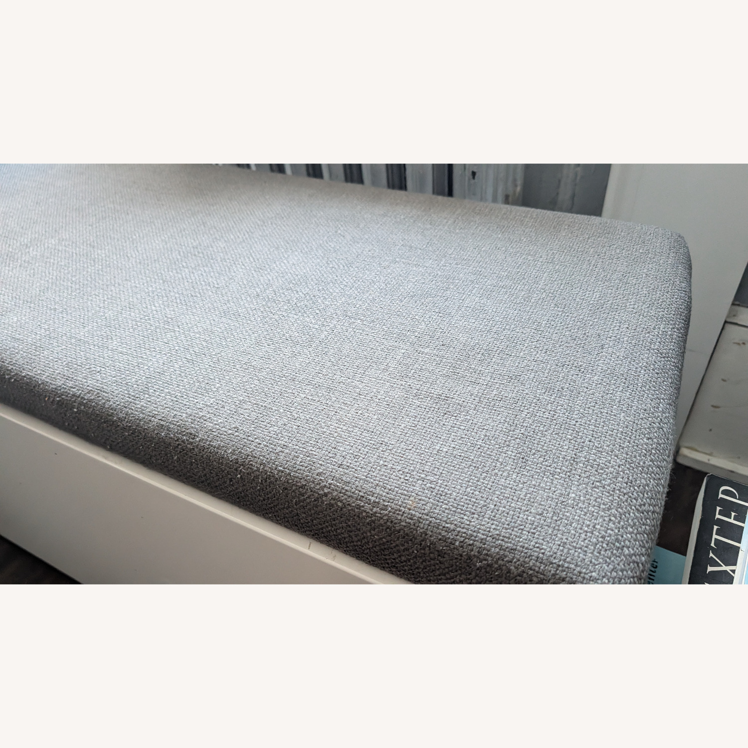 CB2 Catch White Fabric Chest - image-4