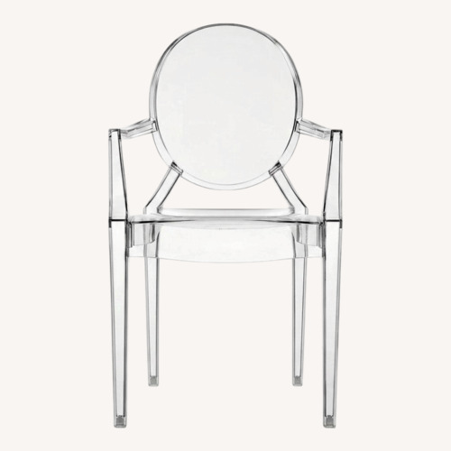 Used Kartell Ghost Transparent Dining Chairs for sale on AptDeco