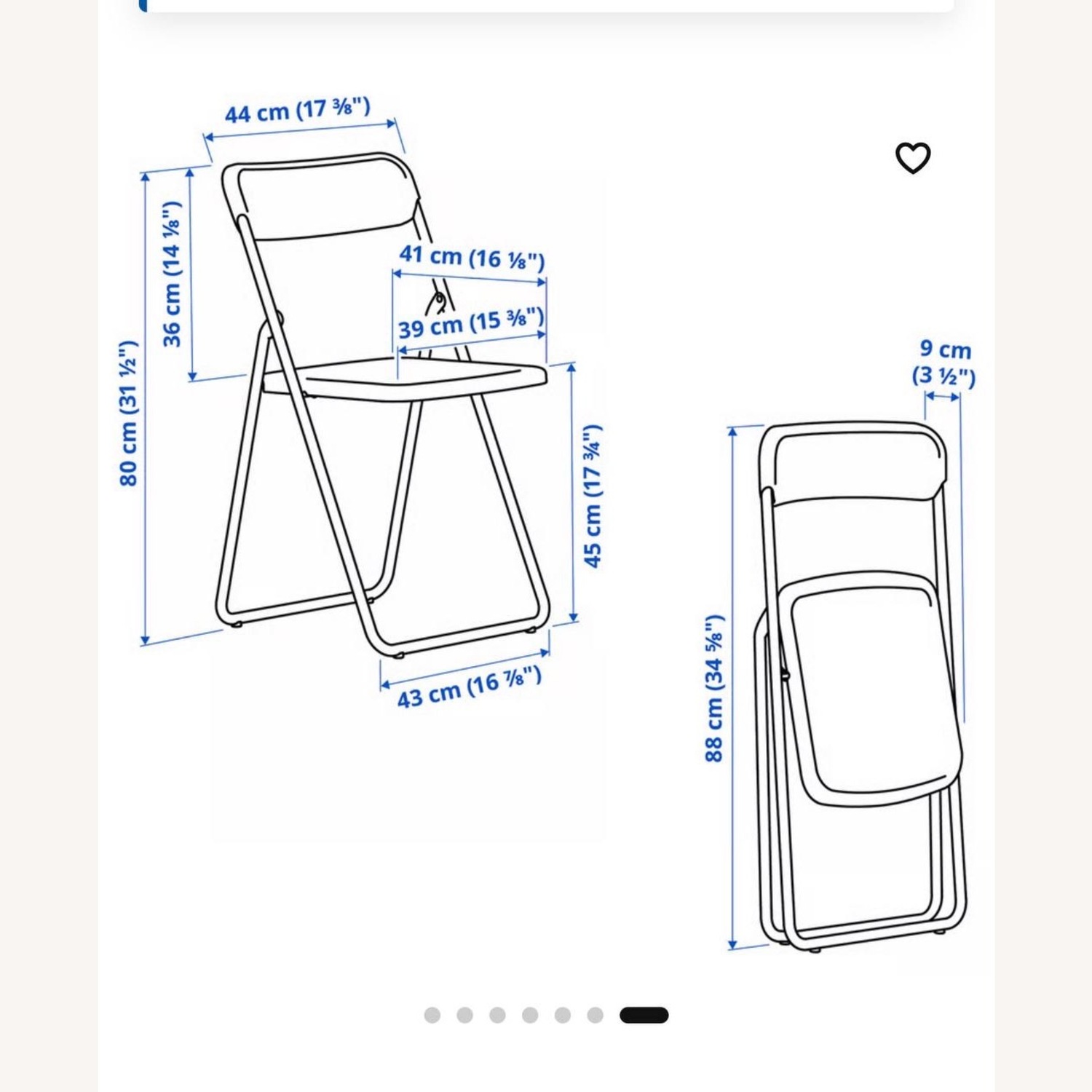 IKEA Vihals Green Stainless Steel Dining Chair - image-3