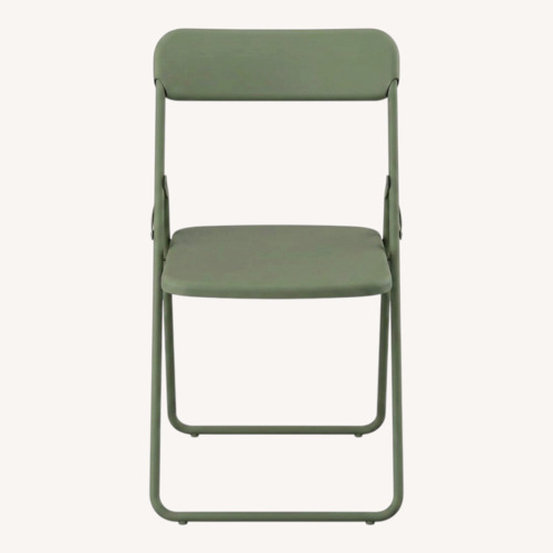 Used IKEA Vihals Green Stainless Steel Dining Chair for sale on AptDeco
