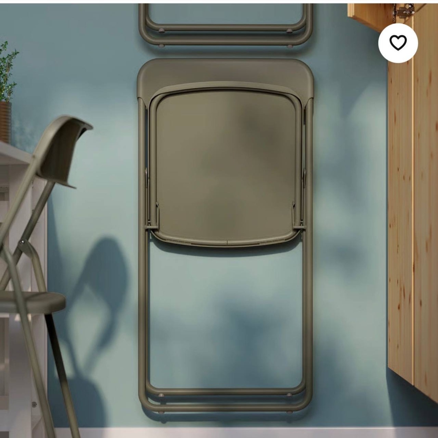 IKEA Vihals Green Stainless Steel Dining Chair - image-2