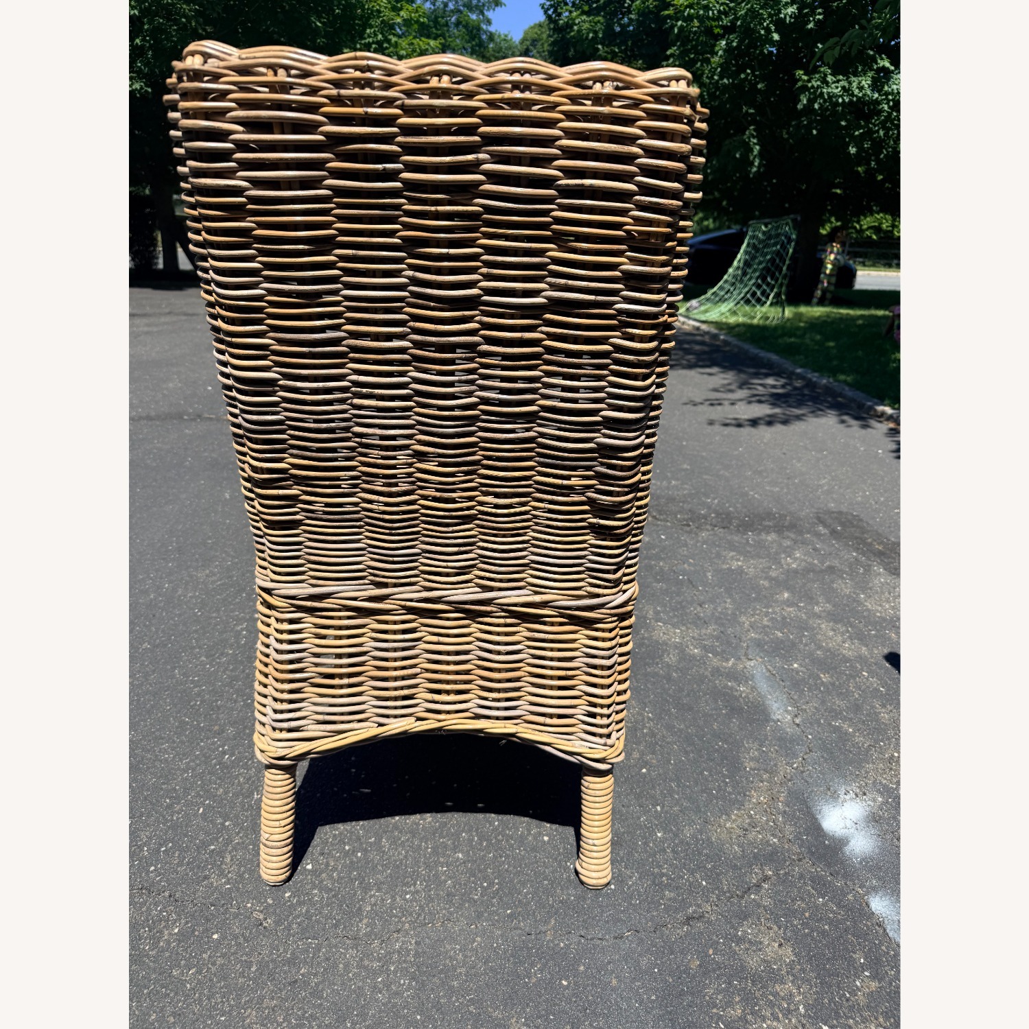 6 Woven Rattan Dining Chairs - image-5