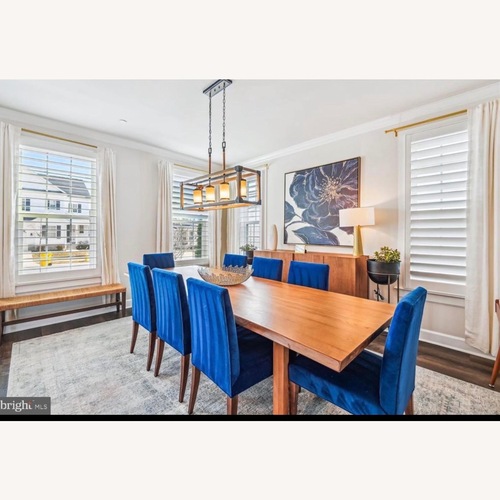 Used Crate & Barrel Montana 110” Live Edge Dinner Table for sale on AptDeco