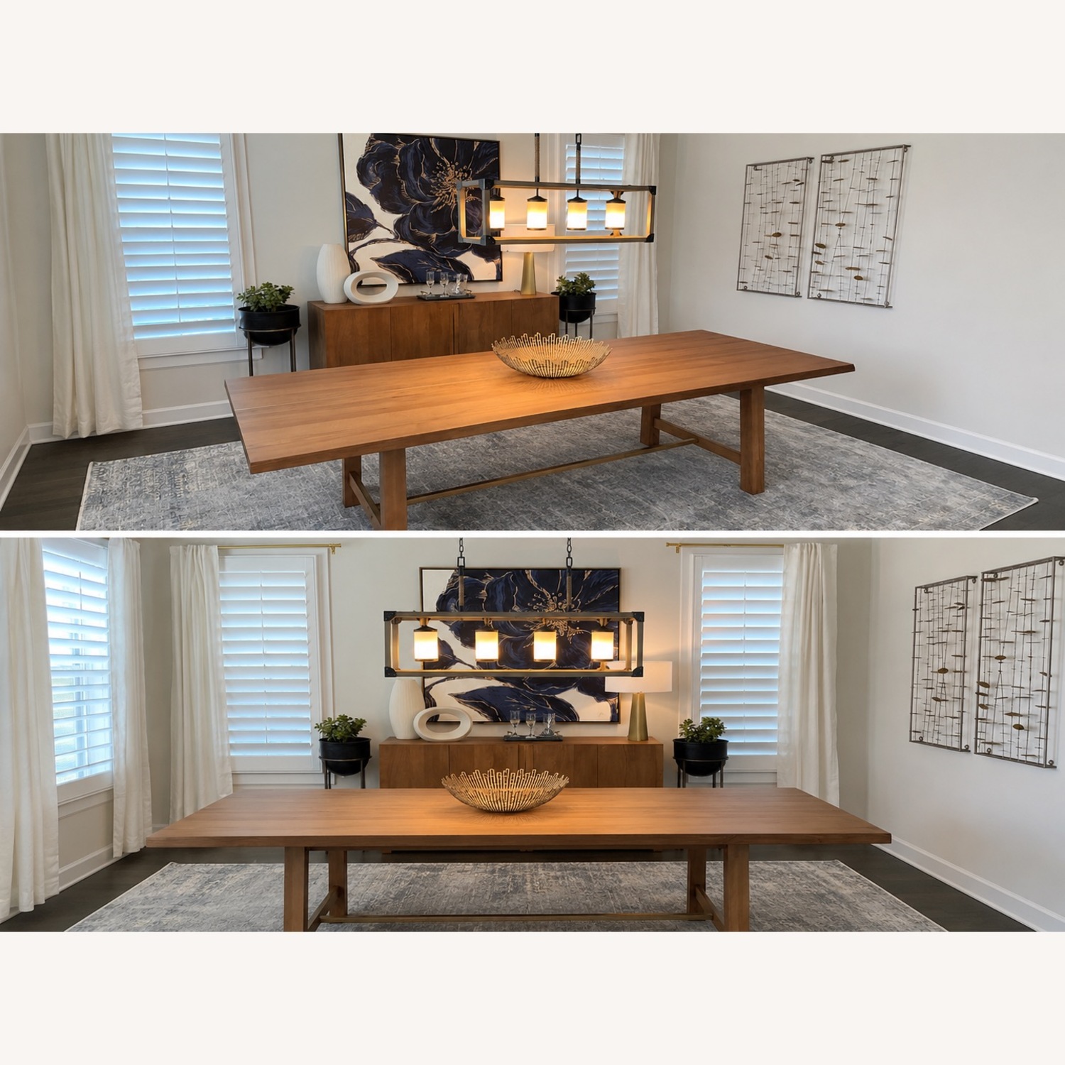 Crate & Barrel Montana 110” Live Edge Dinner Table - image-3