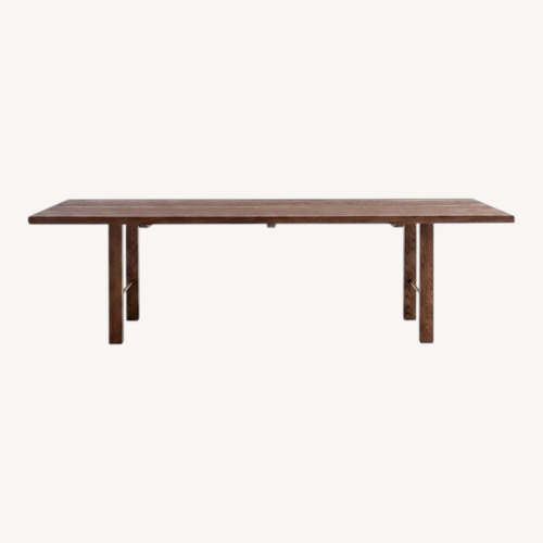 Used Crate & Barrel Montana 110” Live Edge Dinner Table for sale on AptDeco