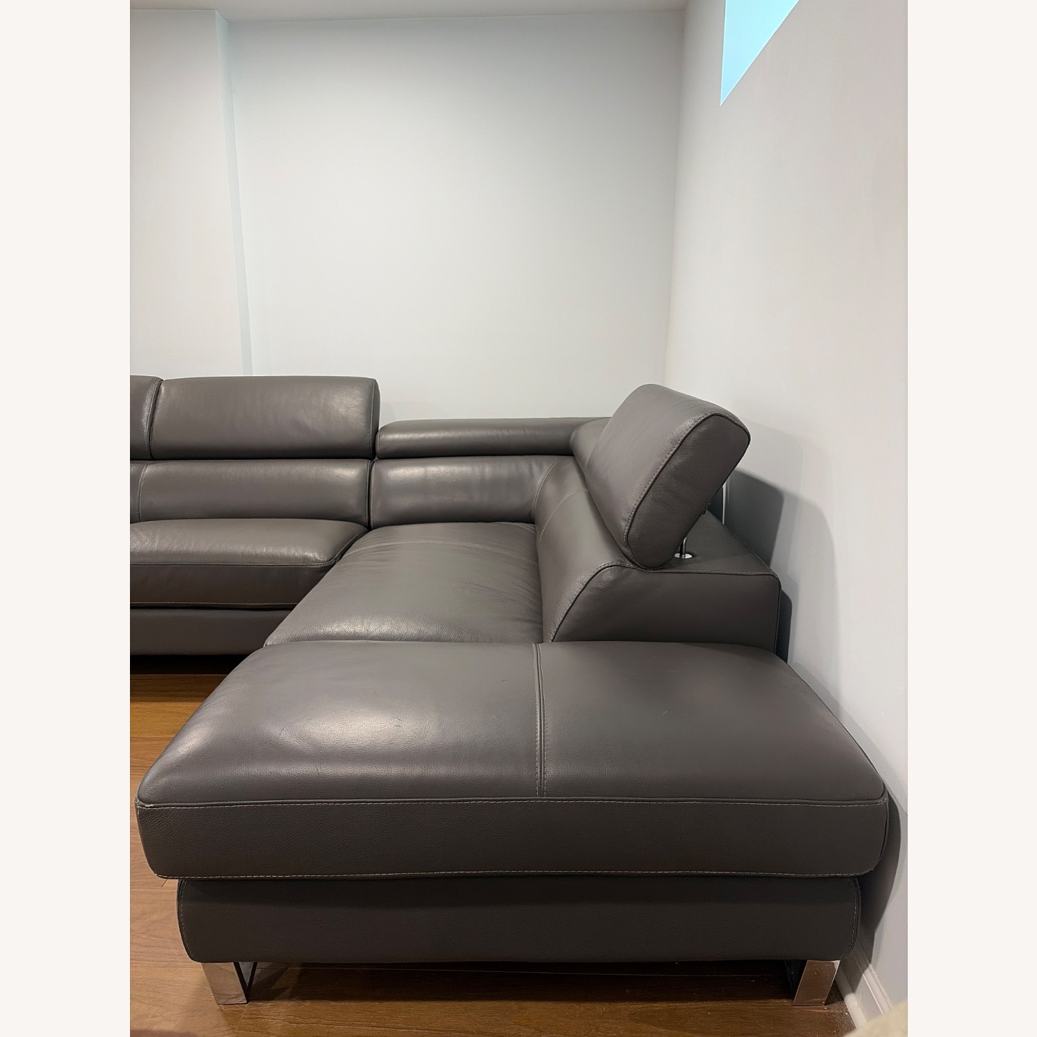 Bloomingdale's Dark Gray 2 Piece Sectional - image-10