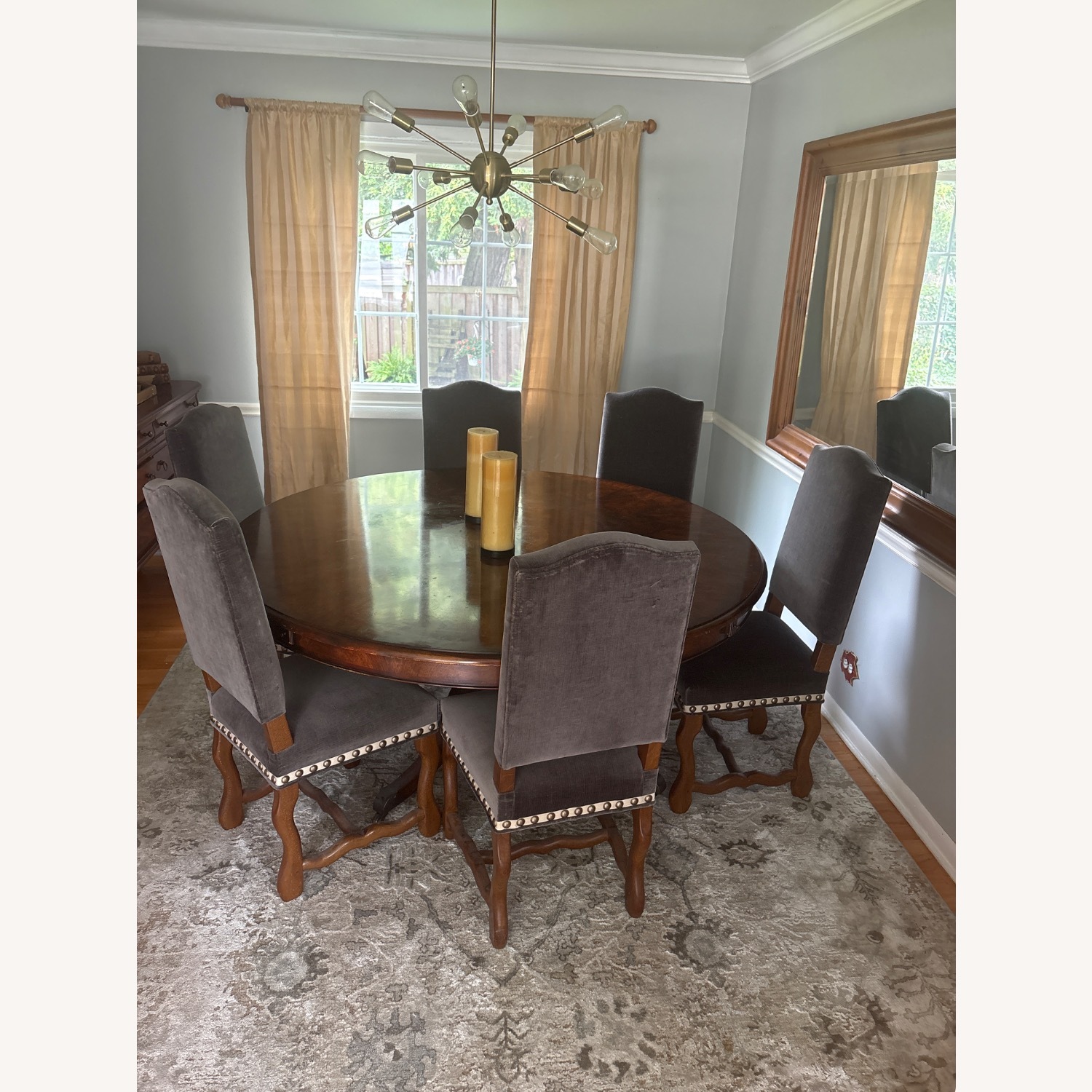 Classic Walnut Wood Table Antique - image-2