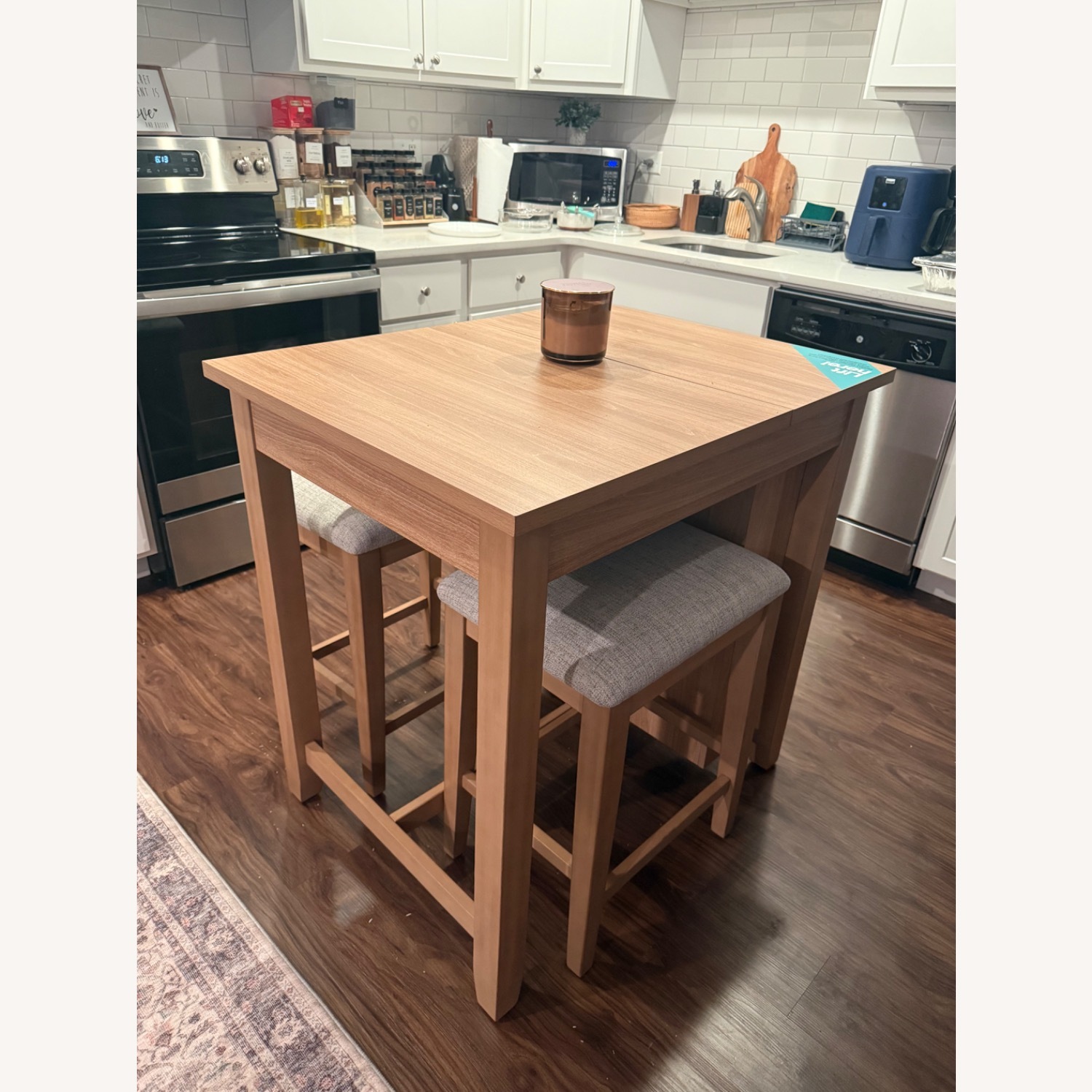 Bob's Discount Furniture Light Brown Dining Table - image-2