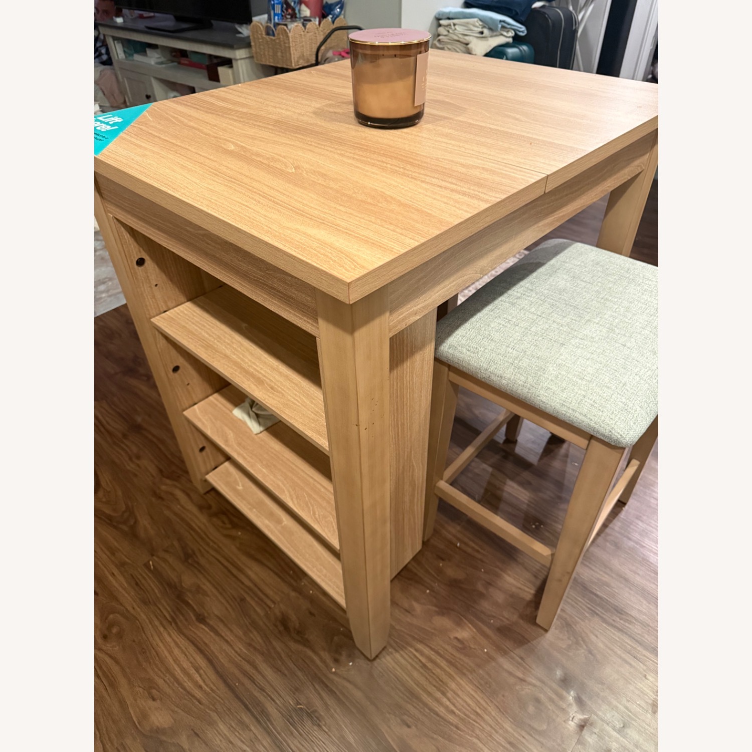 Bob's Discount Furniture Light Brown Dining Table - image-3