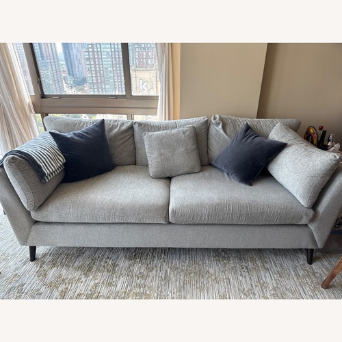 Used Light Gray Fabric Loveseat for sale on AptDeco