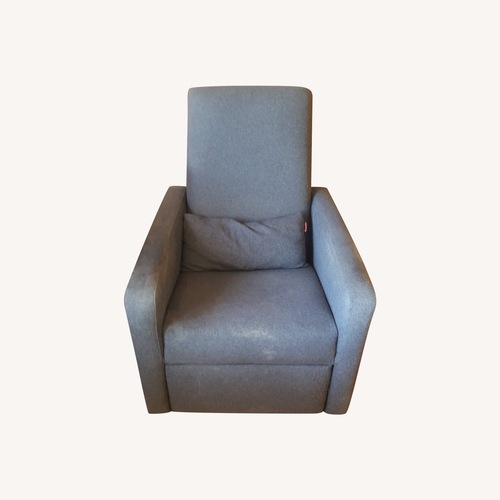 Used Monte Swivel Recliner Chair with Pillow for sale on AptDeco