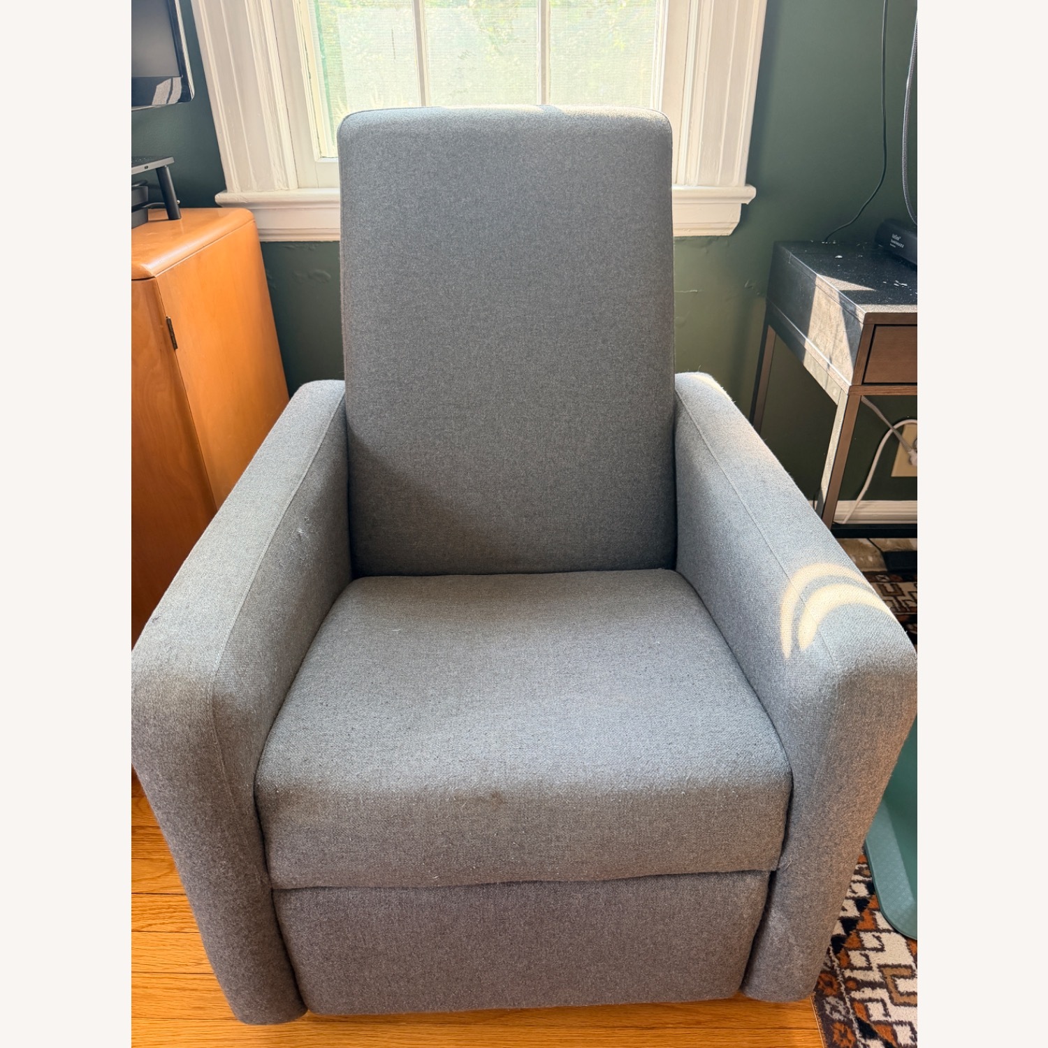 Monte Swivel Recliner Chair with Pillow - image-2