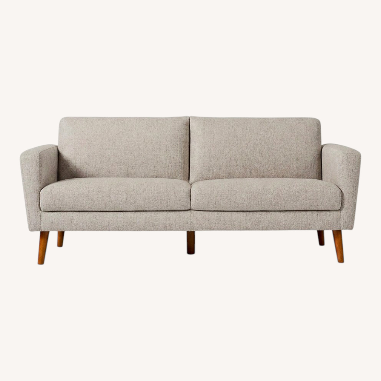 West Elm Oliver Sofa 82", Twill, Dove - image-0