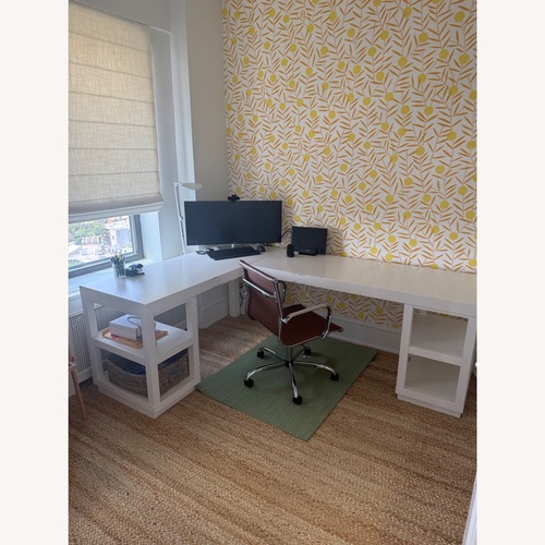 Used West Elm Parsons Desk for sale on AptDeco