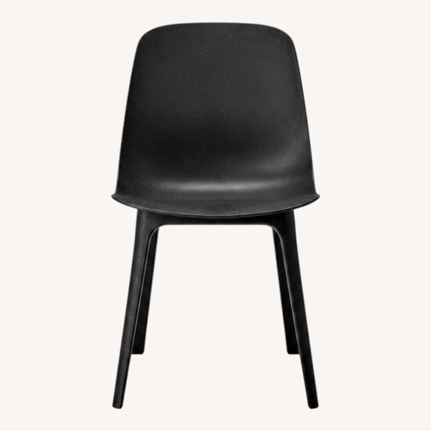 IKEA White & Black Dining Chairs - image-0