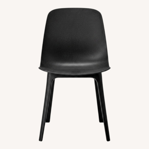Used IKEA White & Black Dining Chairs for sale on AptDeco