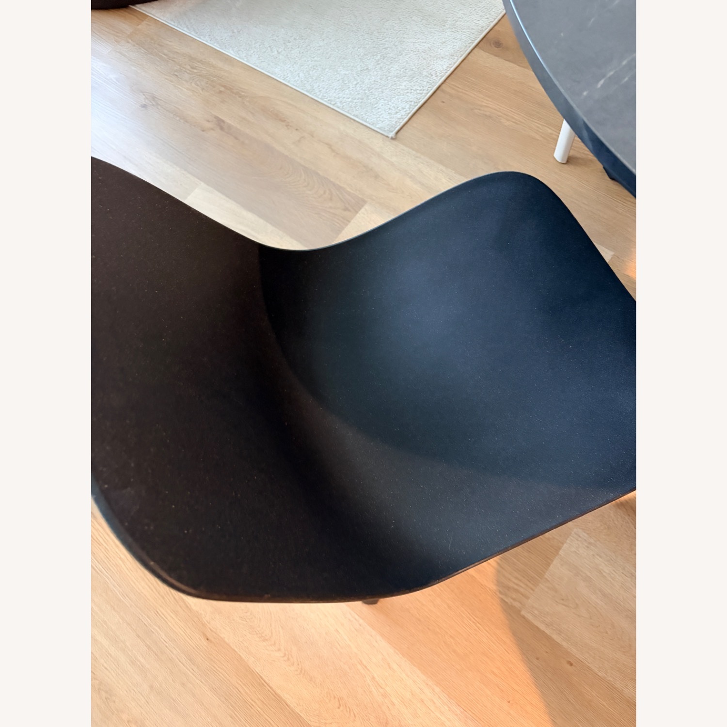 IKEA White & Black Dining Chairs - image-1