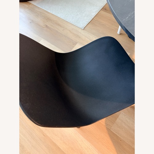 Used IKEA White & Black Dining Chairs for sale on AptDeco