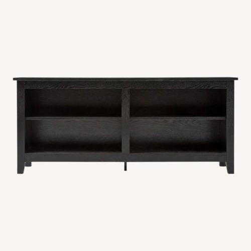 Used Amazon Black TV Stand for TVs up to 65 Inches for sale on AptDeco