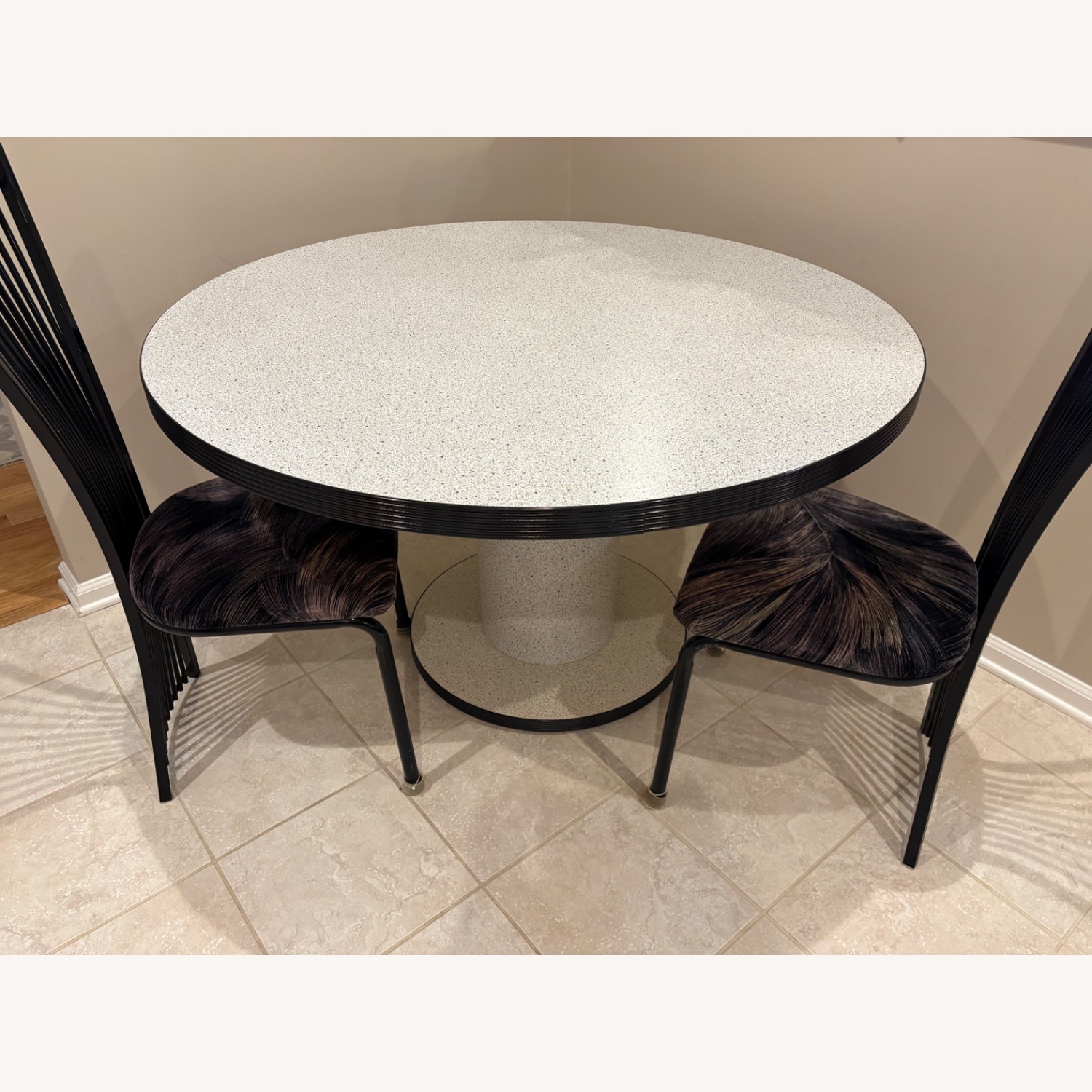 Vintage Custom Dining Table and 4 Chairs Set - image-6