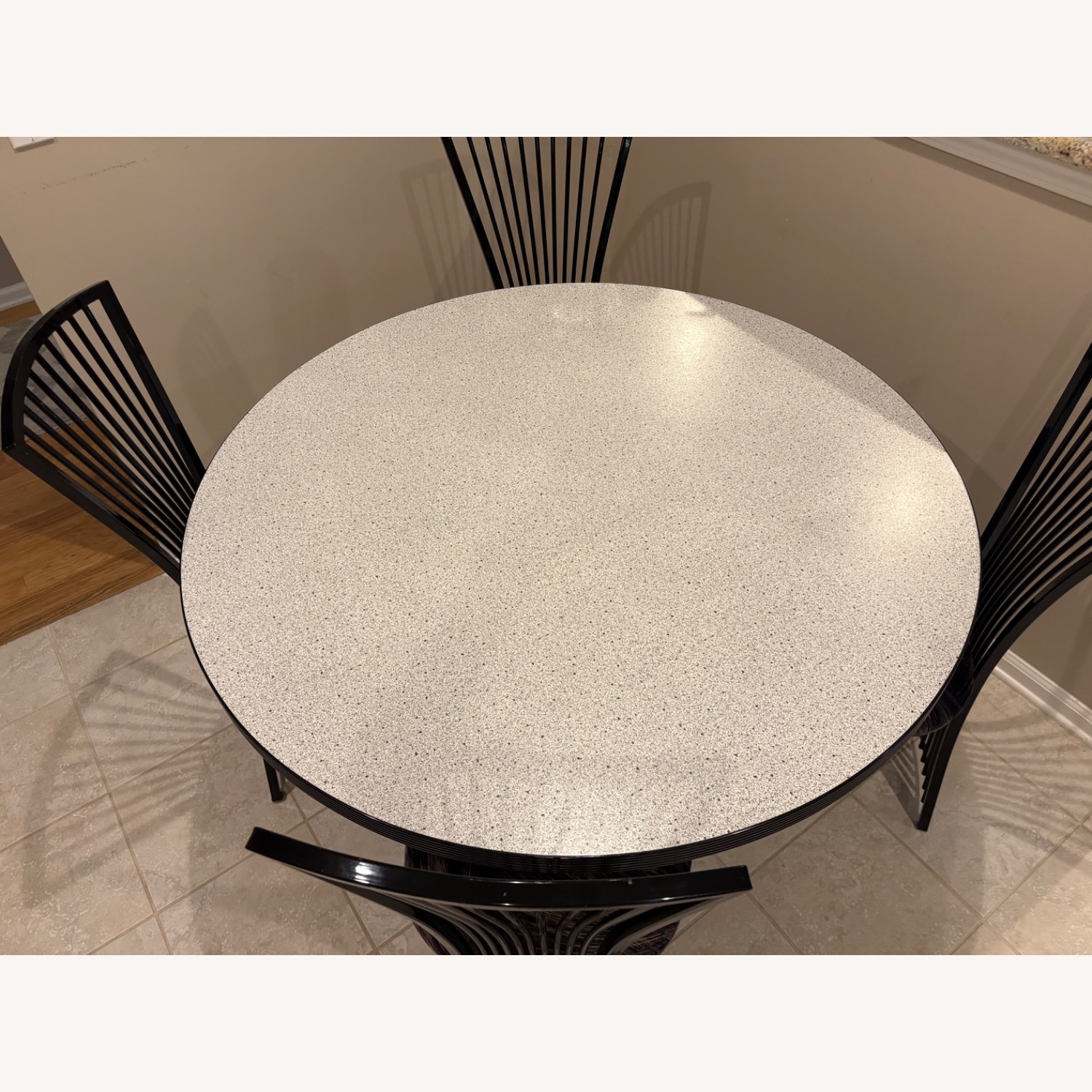 Vintage Custom Dining Table and 4 Chairs Set - image-2