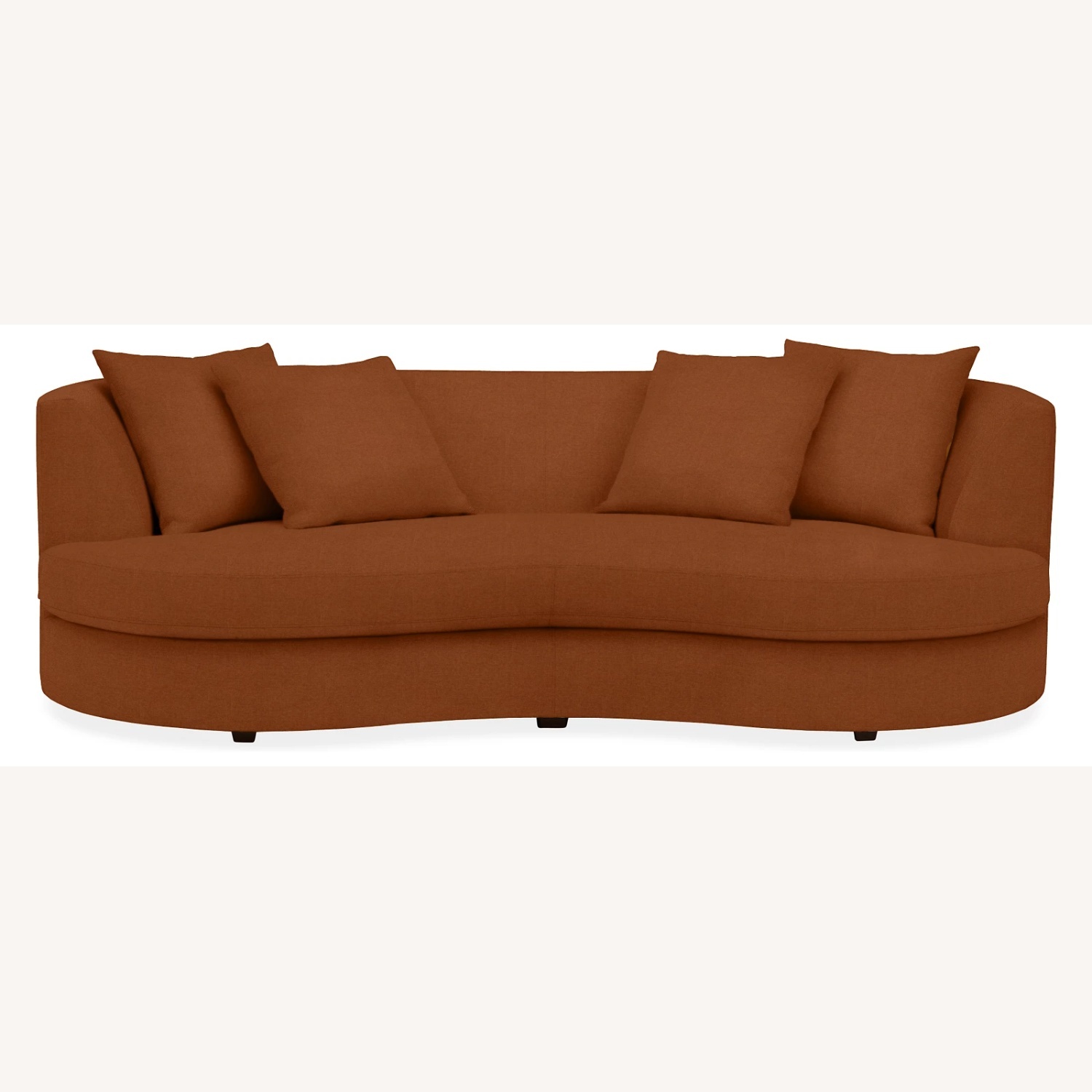 Room & Board Astaire Red Velvet 3+ Seater Sofa - image-6