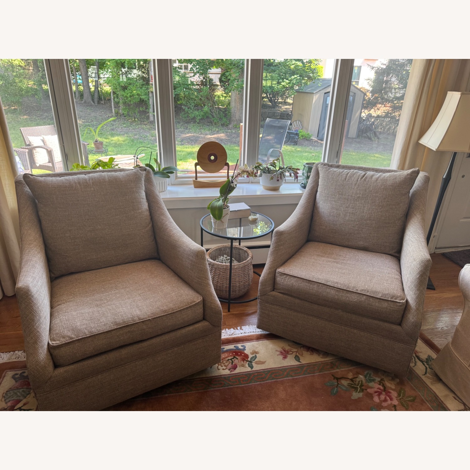 Robin Bruce Fabric Accent Chairs - image-1