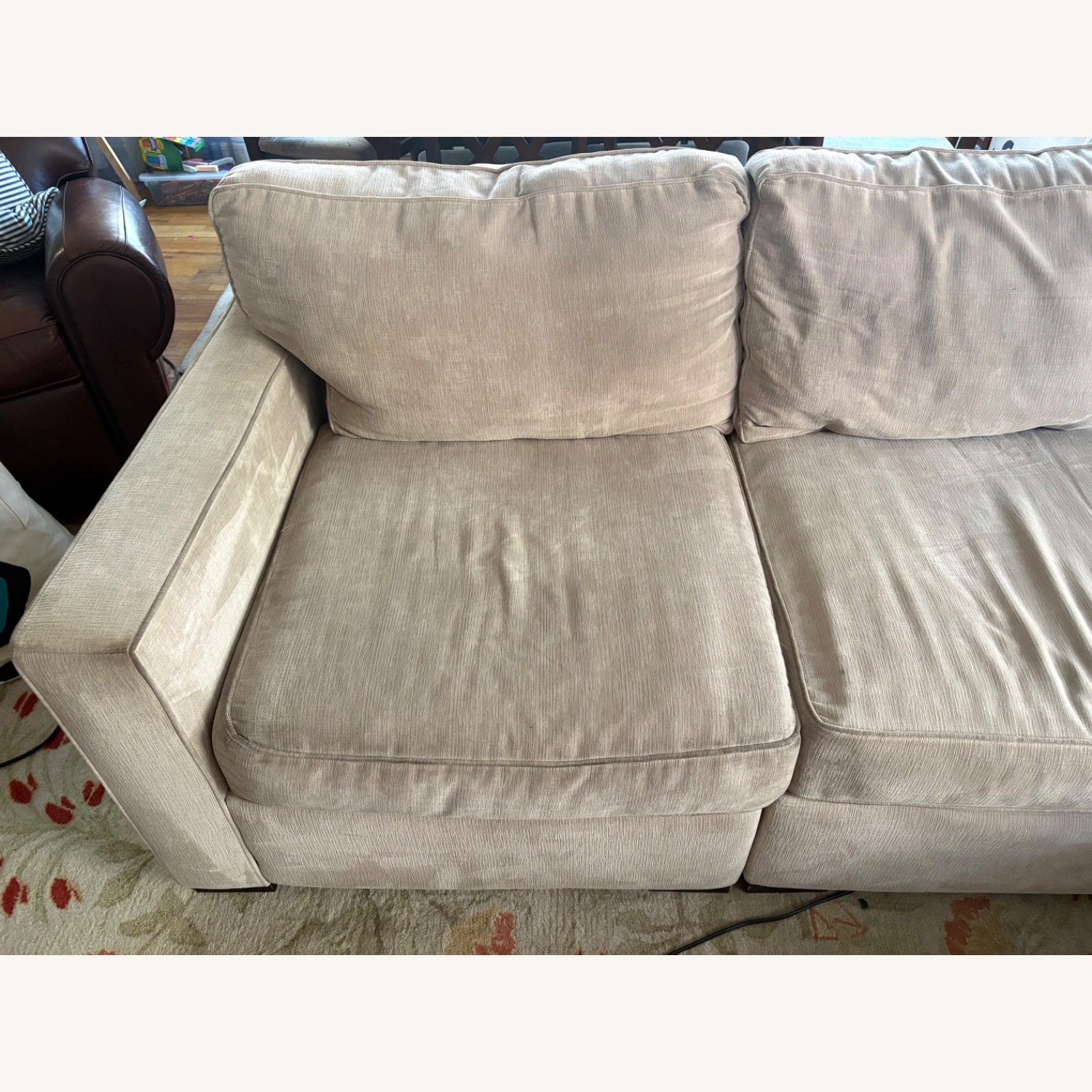 Macy's Radley Natural 3+ Piece Sectional - image-6