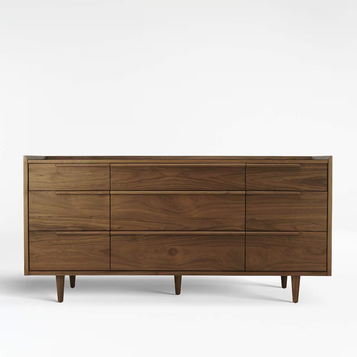 Crate & Barrel Tate Walnut 9-Drawer Dresser - image-4