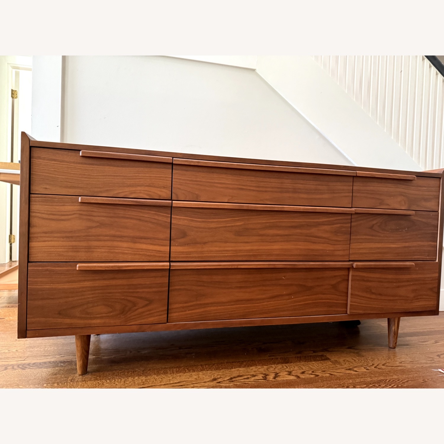 Crate & Barrel Tate Walnut 9-Drawer Dresser - image-1