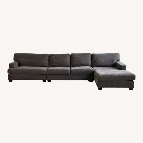Used CISCO Brothers Light Gray 3+ Piece Sectional for sale on AptDeco