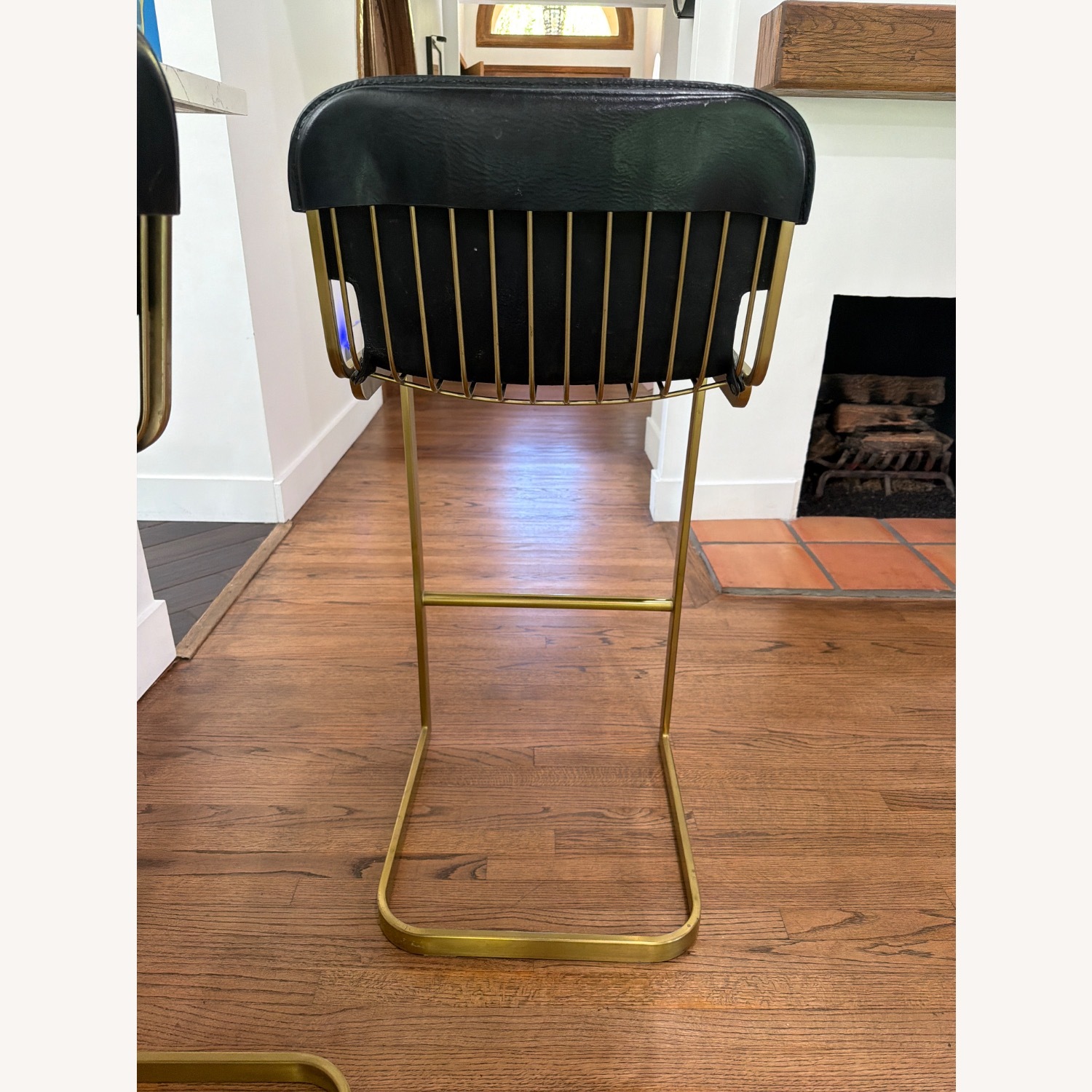 CB2 Rake Black Counter Stool by Kravitz Design - image-5