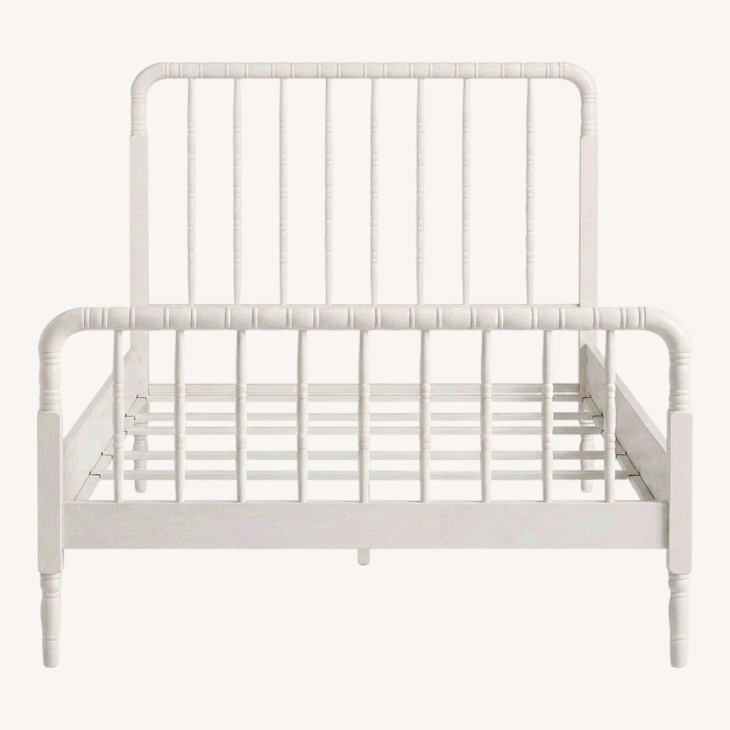Elsie White Twin Bed - image-0