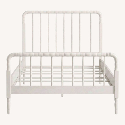 Used Elsie  White Twin Bed  for sale on AptDeco