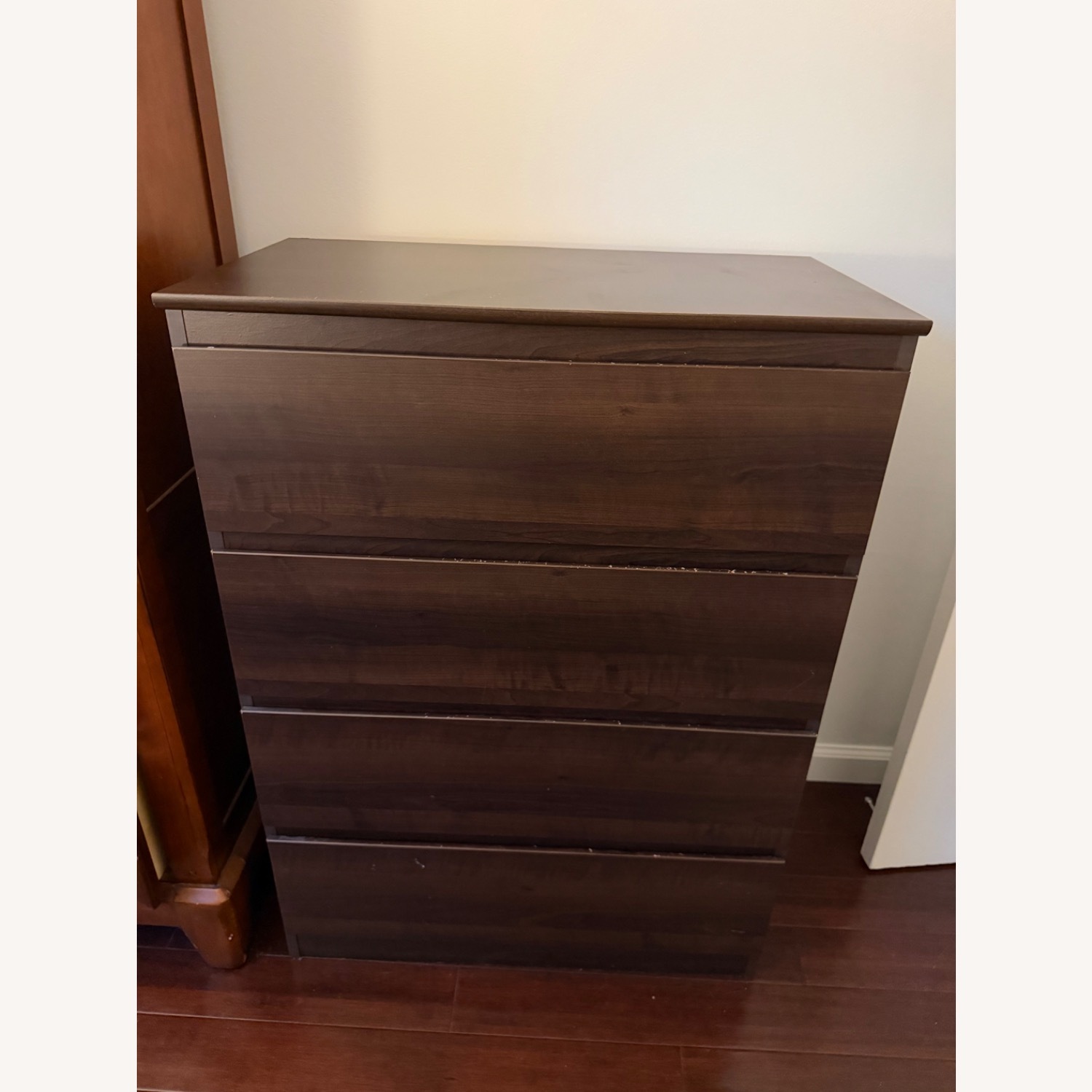 Dark Brown Wood Dresser - image-1