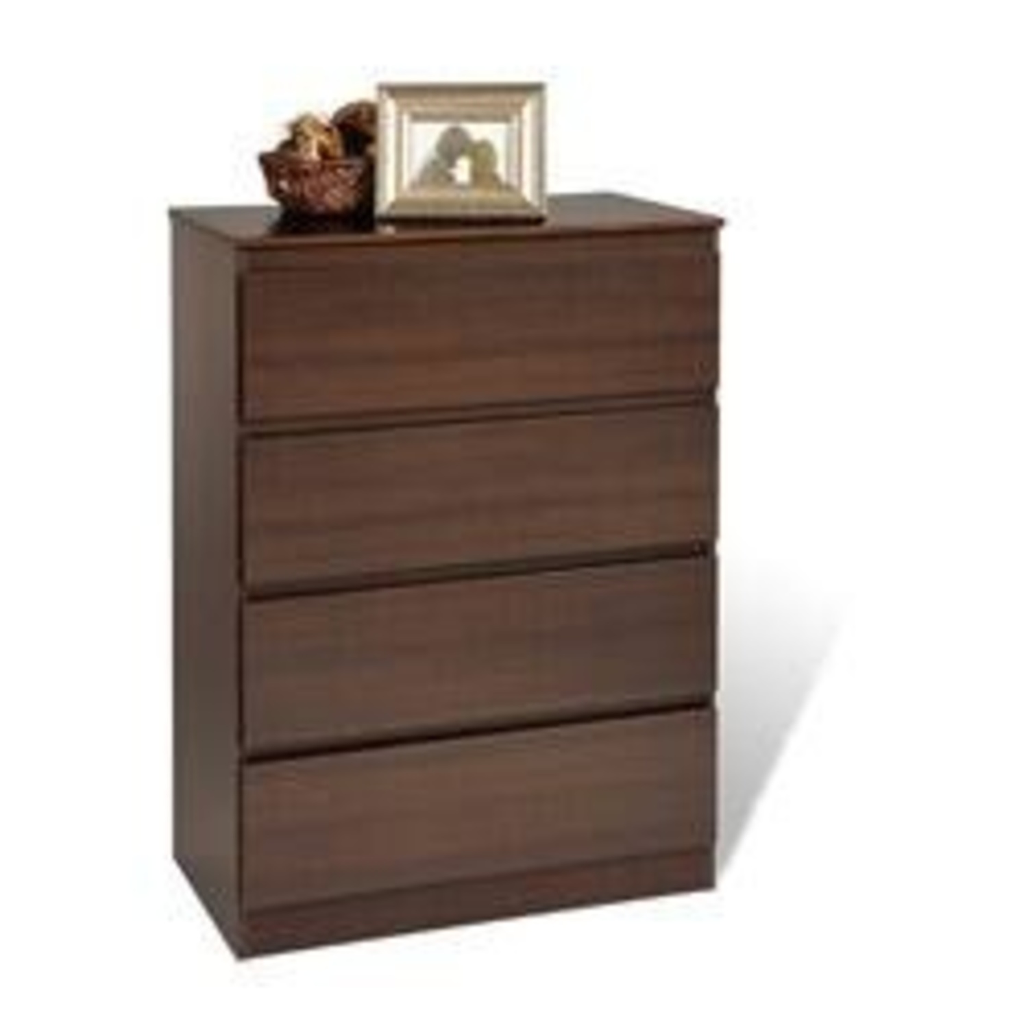 Dark Brown Wood Dresser - image-4