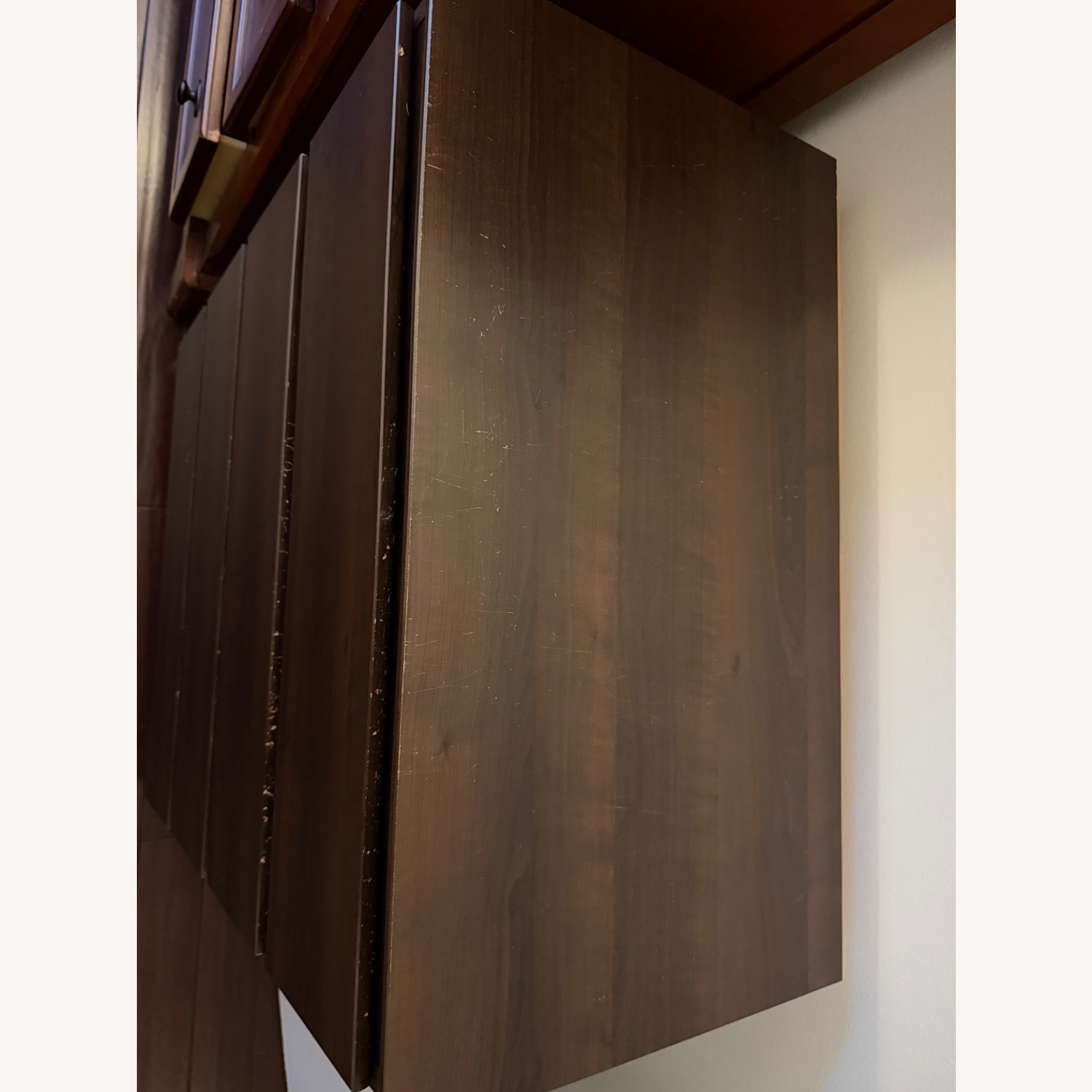 Dark Brown Wood Dresser - image-3