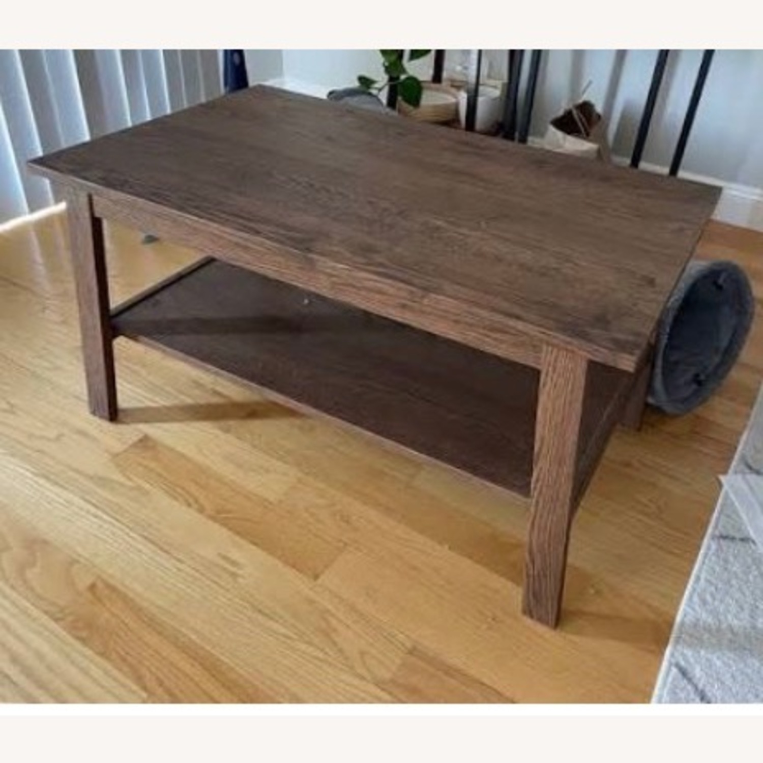 IKEA LUNNARP Brown Wood Stain Coffee Table - image-3