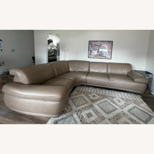 Used Leather 3+ Piece Sectional for sale on AptDeco