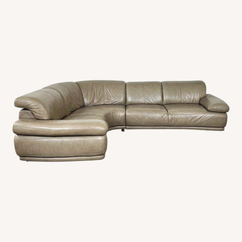 Used Leather 3+ Piece Sectional for sale on AptDeco