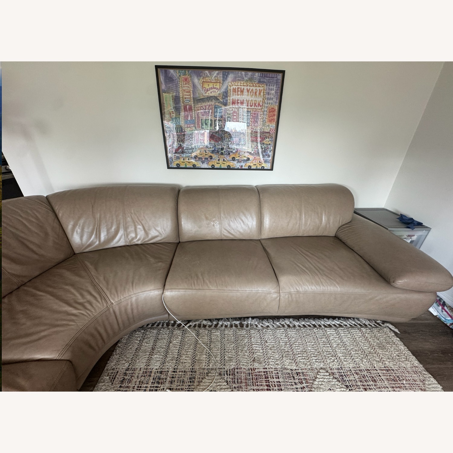 Leather 3+ Piece Sectional - image-2