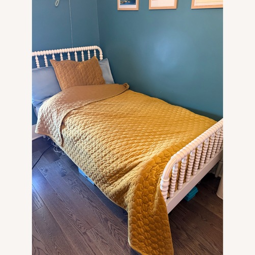 Used Crate & Kids Jenny Lind Wood Spindle Kids Twin bed for sale on AptDeco