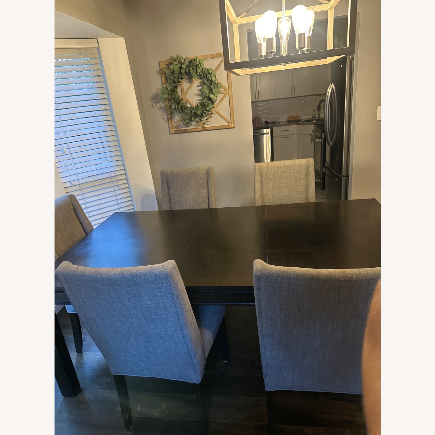 Raymour & Flanigan Dark Brown Logan 7-pc. Dining Set - image-3