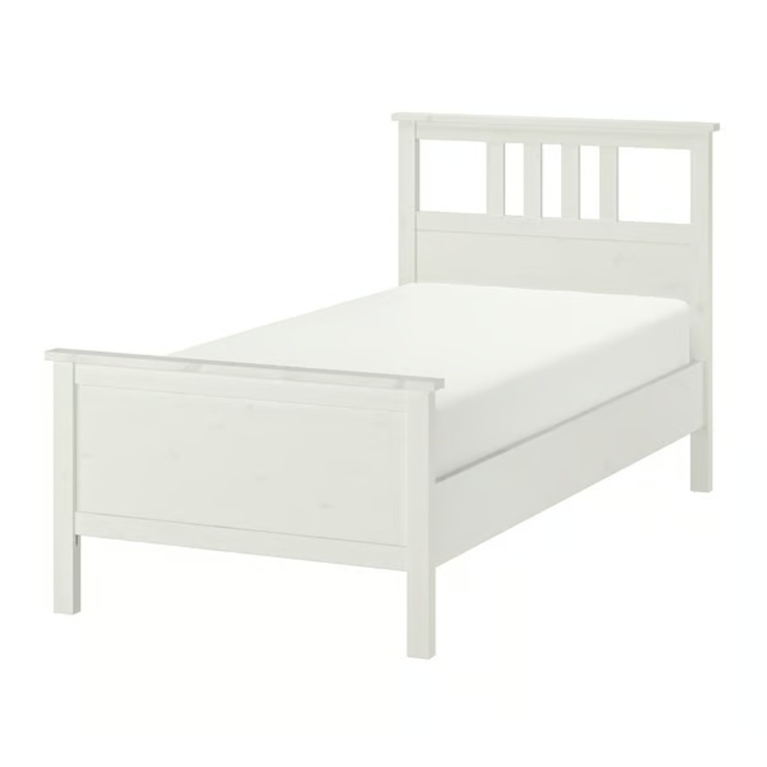 IKEA HEMNES Bed Frame, Twin, White - image-7