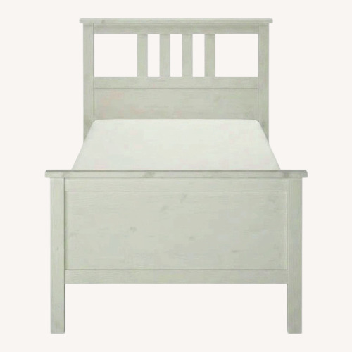 Used IKEA HEMNES Bed Frame, Twin, White for sale on AptDeco