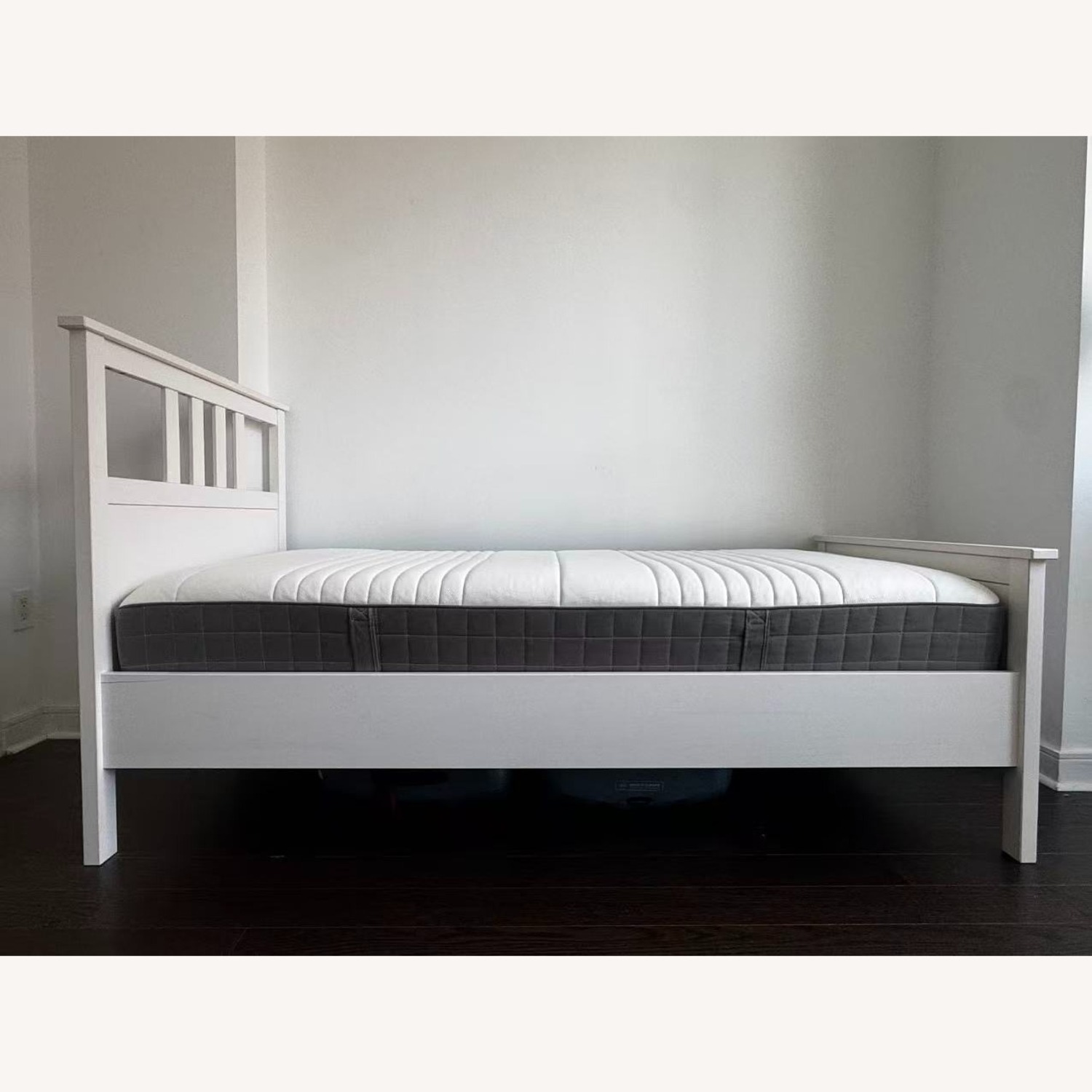 IKEA HEMNES Bed Frame, Twin, White - image-3