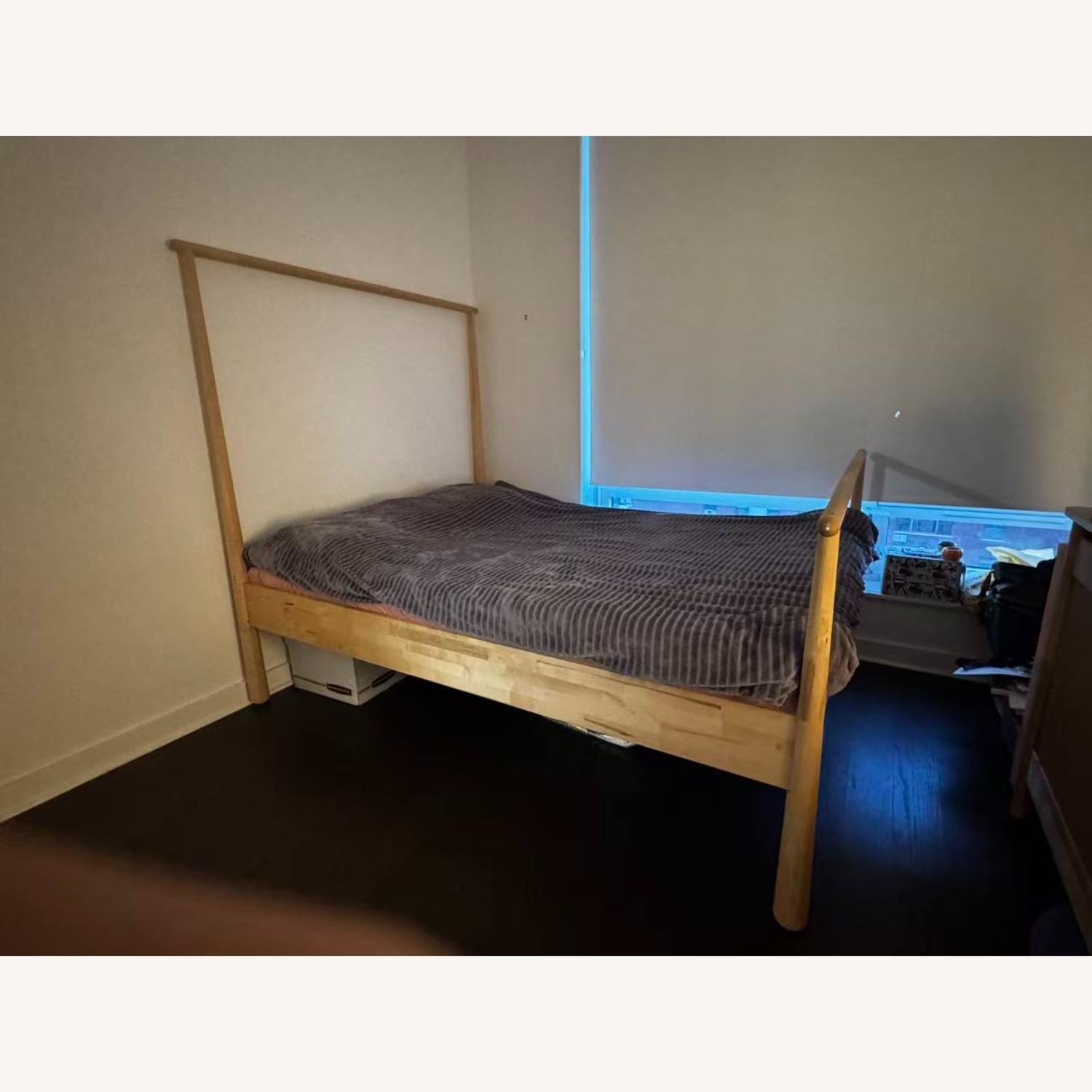 IKEA GJÖRA Natural Wood Queen Bed Frame - image-1