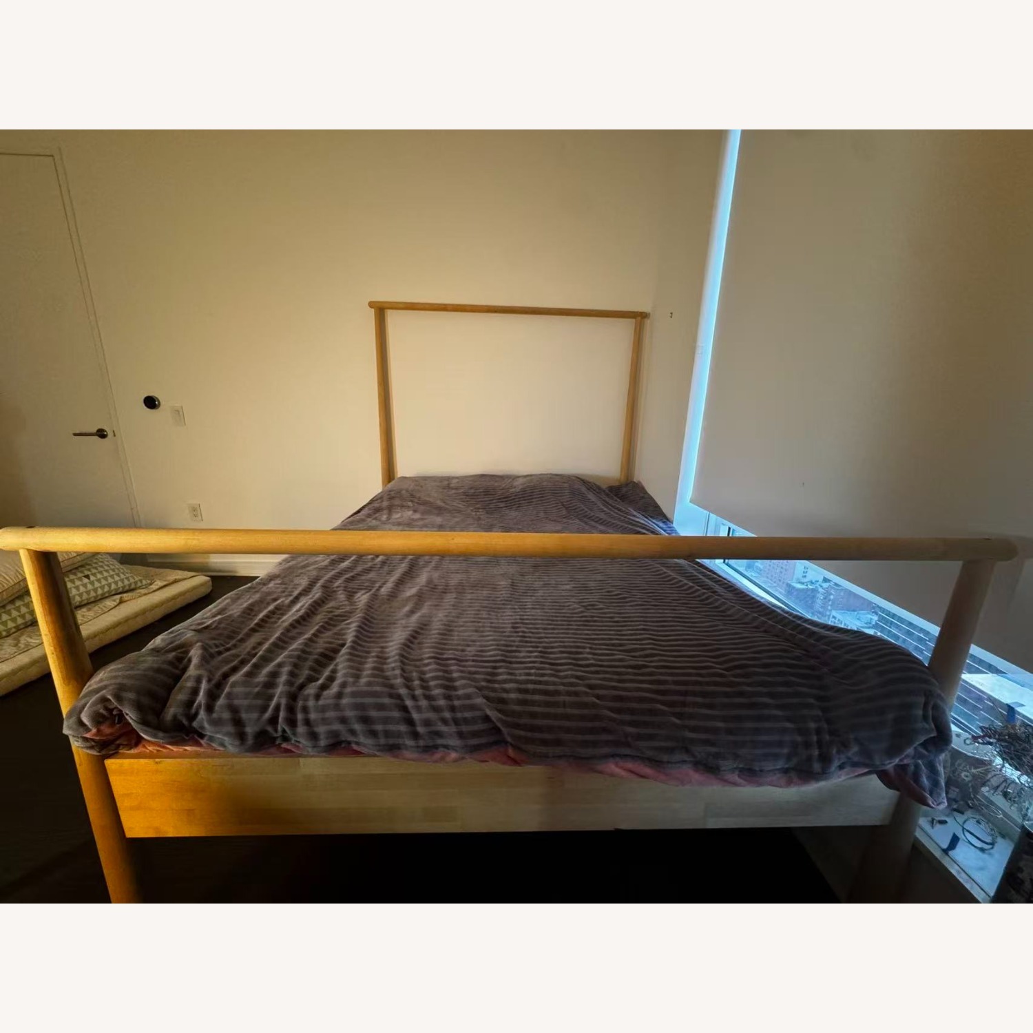 IKEA GJÖRA Natural Wood Queen Bed Frame - image-4